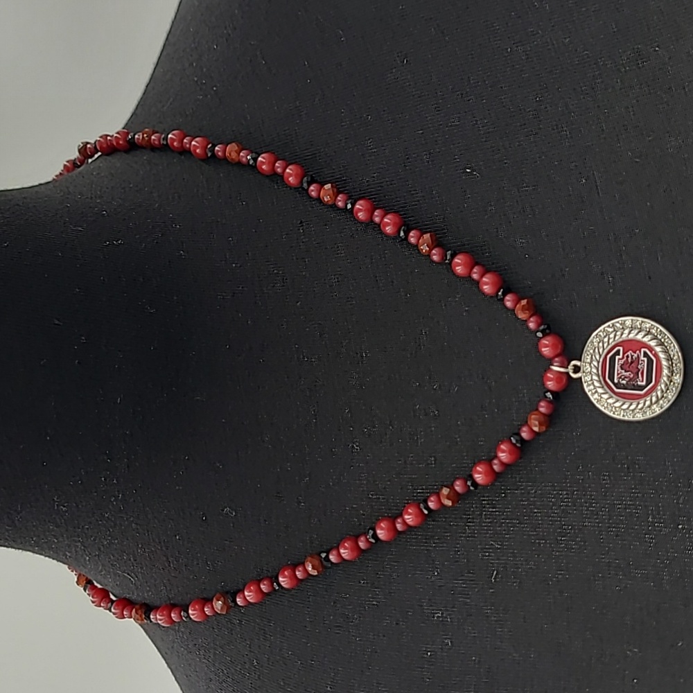 South‎ Carolina Gamecocks Necklace-11"